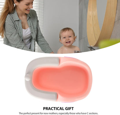 27 X 41.5 X 18.5cm Baby Butt Washing Basin Children Butt Wash Basin Baby Boys and Girls Butt Bath Washing Seat Portable Lightweight Washing Basin for Newborn Infant Toddler