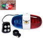 HaetFire Bicycle Police Sound Light Bike LED Light Electronic Horn Siren Horn, 6 LED Light 4 Sounds Trumpet Cycling Horn Bell Siren, Warning Safety Light Waterproof Bicycle Police Light