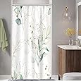 Riyidecor Stall Small RV Gray White Grey Bathroom Shower Curtain Liner 36Wx72H Inch Half Single Narrow Walkin Standing Little Size Dorm Chevron Herringbone Geometric Tiny Fabric Polyester Waterproof