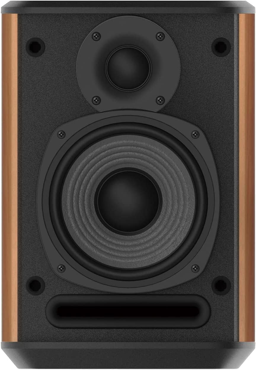 Edifier WiFi Smart Speaker Without Microphone, Works with Alexa, Supports AirPlay 2, Spotify , Tidal Connect, 40W RMS One-Piece Wi-Fi and Bluetooth Sound System, No Mic, MS50A