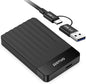 YOTUO 320GB External Hard Drive, Portable Storage Expansion HDD, USB 3.0 & USB-C for PC, Mac, Desktop, Laptop, Smartphone, PS4, Xbox One, Xbox 360, Office & Game, Black