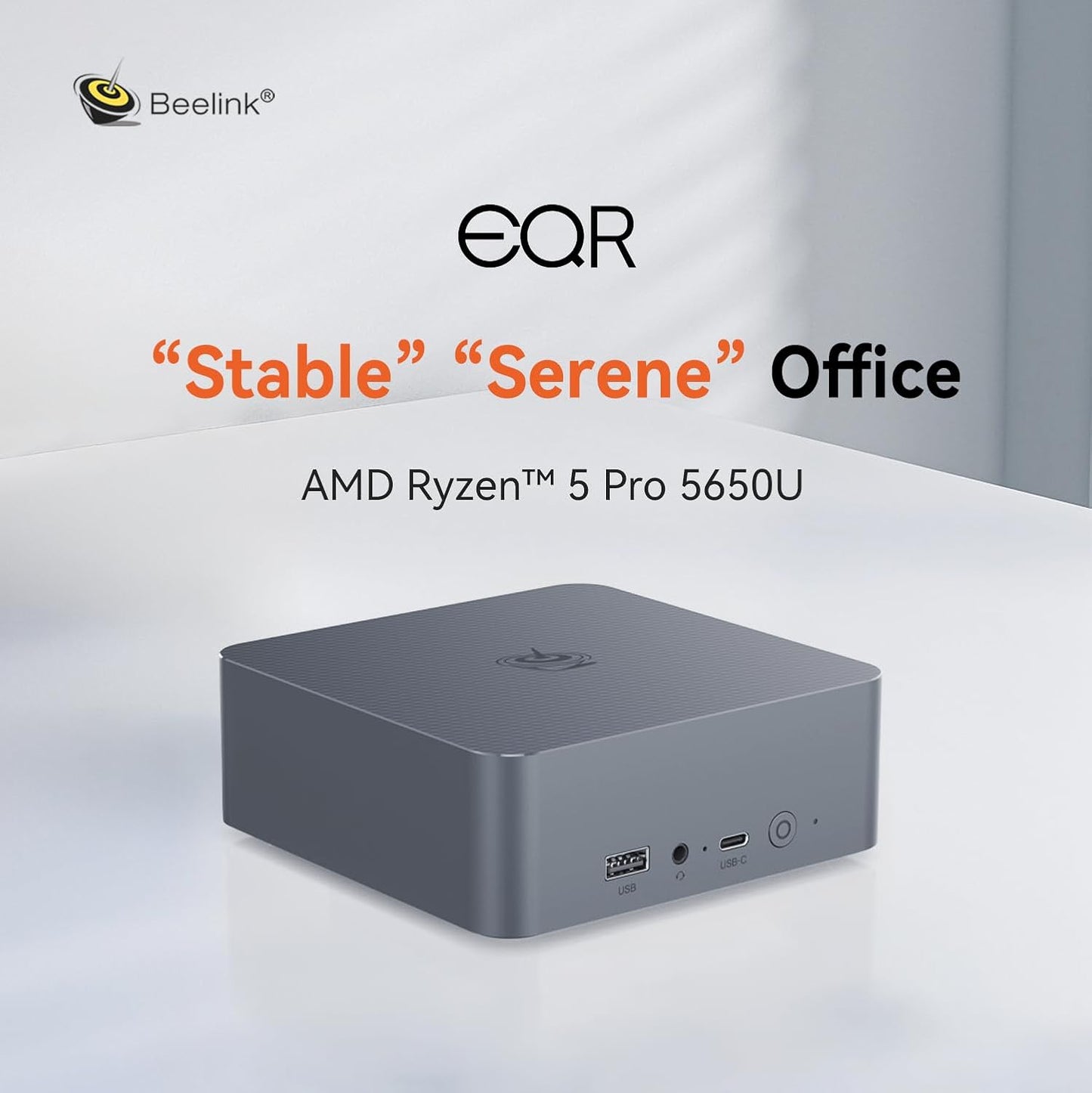 Beelink SER8 Mini PC, AMD Ryzen 7 8845HS(4nm, 8C/16T) up to 5.1GHz, Mini Computer 32GB DDR5 RAM 1TB M.2 NVME SSD, Desktop PC 4K@144Hz Triple Display, Mini Gaming Computer WiFi6/BT5.2/2.5Gbps/W-11 Pro