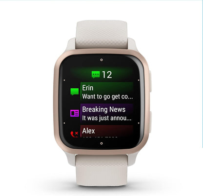Garmin Venu® Sq 2 GPS Smartwatch, All-Day Health Monitoring, Long-Lasting Battery Life, AMOLED Display, Slate and Shadow Gray