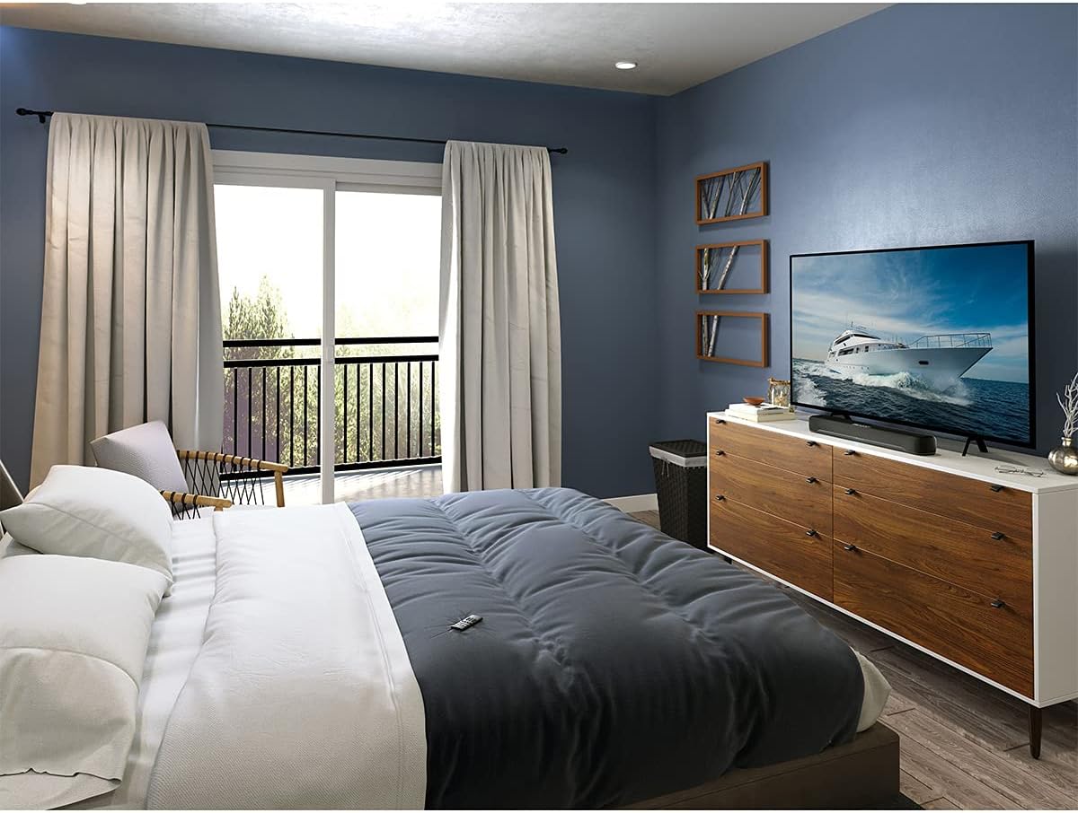 YAMAHA SR-C20A Compact Sound Bar with Built-in Subwoofer and Bluetooth