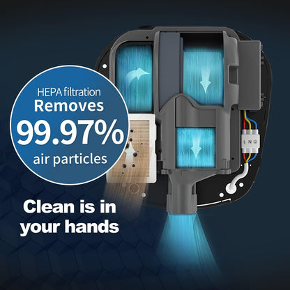 AIKE HEPA Filter Heavy Duty Commercial Hand Dryer 120V CUL Approved, Model AK2903 Brushed Stainless Steel Finish