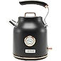 Haden Dorset 75083 Stainless Steel 1500W Retro Toaster 4 Slice Wide Slot w/Removable Crumb Tray and Settings, Black/Copper Toasters w/Adjustable Browning Control, Smart Toaster
