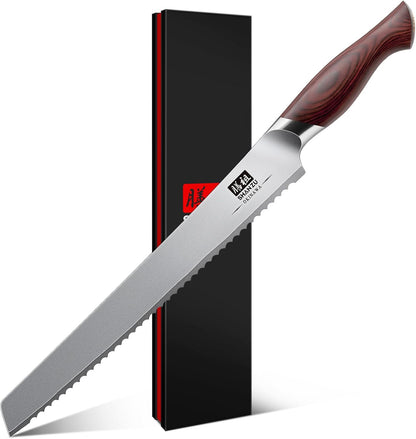 SHAN ZU Fillet Knife 7 inch, Razor Sharp Boning Knife for Meat in 10Cr15Mov Japanese High Carbon Steel Fish Knife, Professional Kitchen with Flexible Blade and Ergonomic Pakkawood Handle
