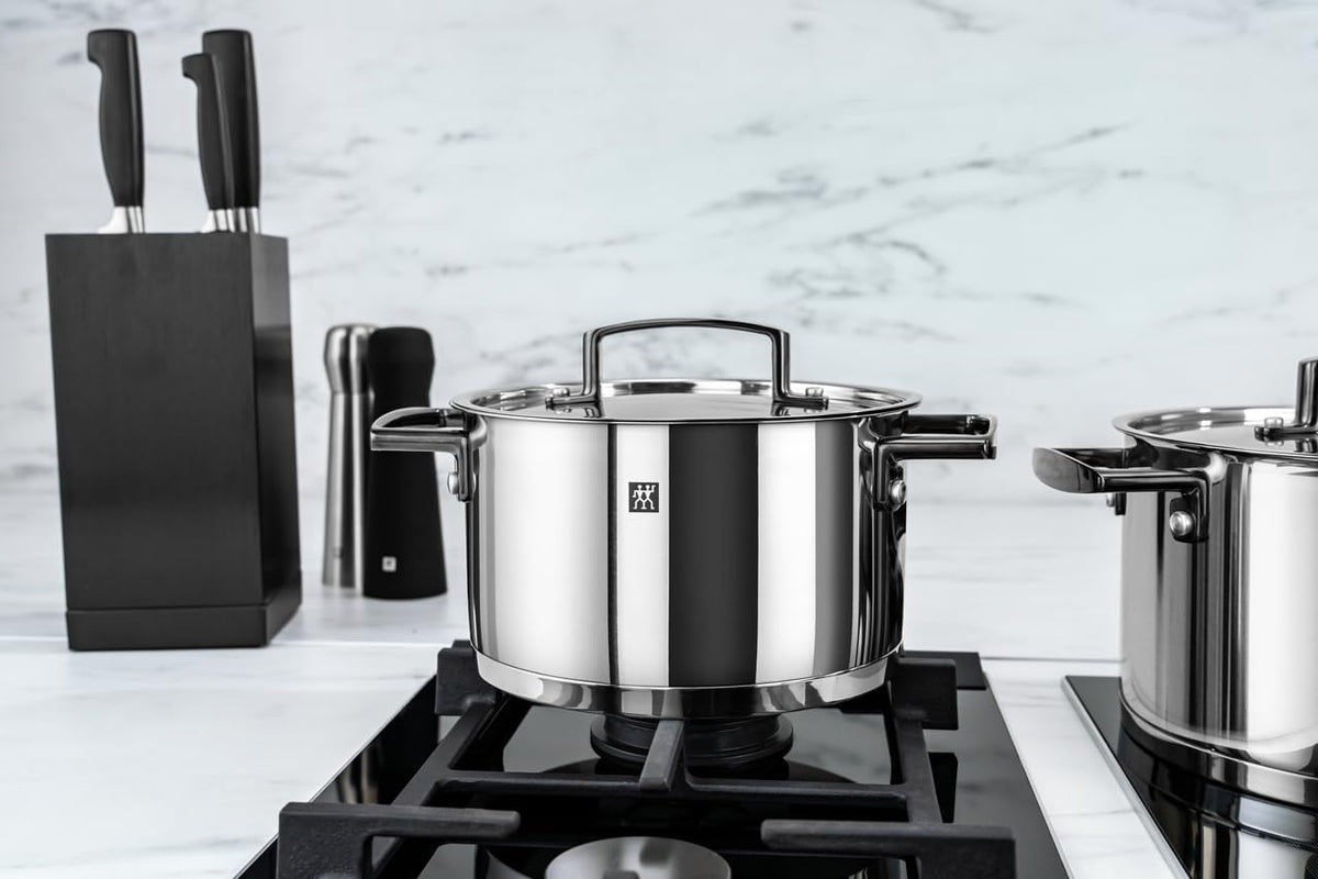 ZWILLING Bellasera Black 9-Piece Premium Stainless Steel Kitchen Cookware Set