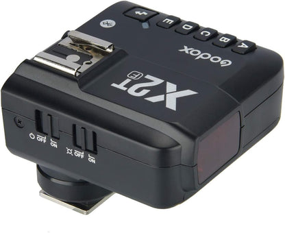 Godox X2T-F TTL Wireless Flash Trigger for FUJIFILM Bluetooth Connection Supports iOS/Android App Contoller, 1/8000s HSS, TCM Function,Relocated Control-Wheel,New AF Assist Light