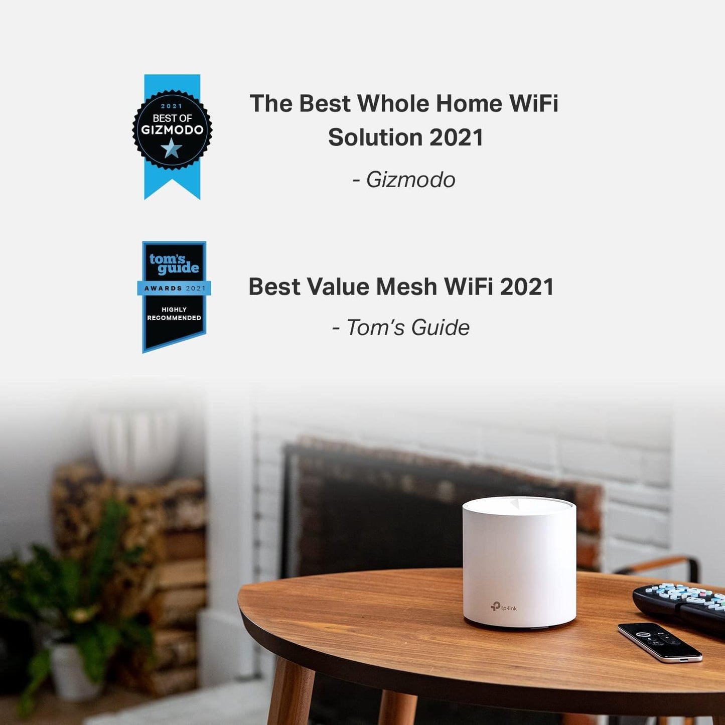 TP-Link Deco Whole Home Mesh WiFi System (Deco M4) – Up to 5,500 Sq. Ft. Coverage, Replaces Wireless Internet Routers and Extenders, Gigabit Ports, Works with Alexa, 3-Pack