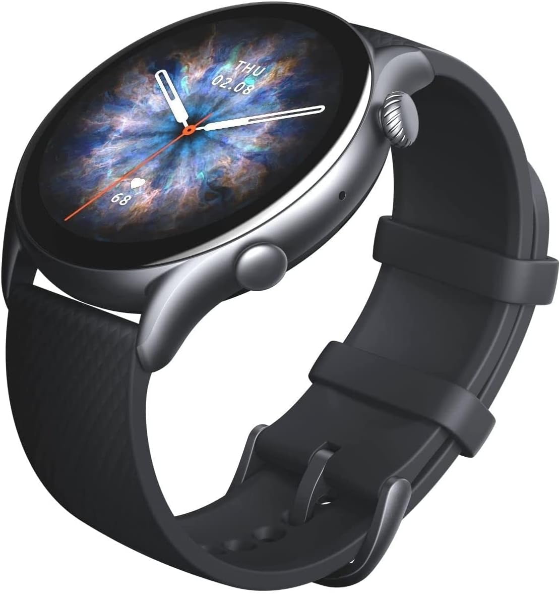 Amazfit GTR 3 Pro Smart Watch for Men 46mm, 14-Day Battery Life, GPS, Alexa Built-In, Bluetooth Calls, Fitness Tracker with 150+ Sports Modes, Sleep Heart Rate Tracking, for Android iPhone, Brown