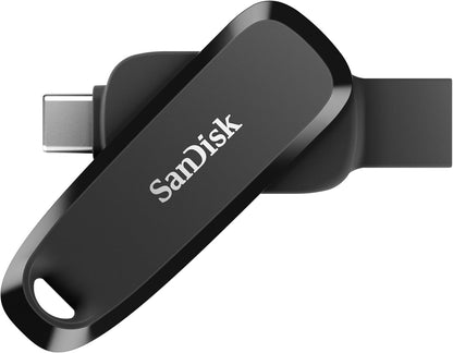 SanDisk 256GB Phone Drive for Android - The 2-in-1 USB for Smartphones, Tablets, and Computers - Thumb Drive with USB Type-C and Type-A Connectors - SDDDC6-256G-G46 - PuriLite