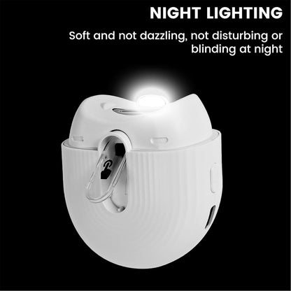 Electric Nail Clipper with Light and 3 Speeds Portable Automatic Baby Nail Clippers with Nail Scraps Storage Rechargeable Nail Cutter Safety Fingernail Trimmer for Kids Adults Seniors