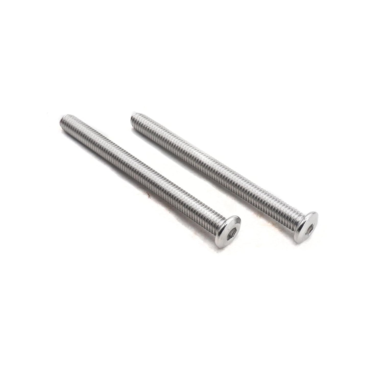 binifiMux 4pcs M10-1.25 x 70mm Serrated Flanged Hex Bolts Flange Hexagon Screws, Stainless Steel 18-8 (304), Plain Finish, DIN 6921