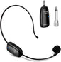Wireless Microphone Headset, UHF Mic Speaker System for Teaching | USB-C Charging, Cordless Head Microphones for Voice Amplifier, 164ft Range, Idear for Speaking Tour Guides Fitness Instructor