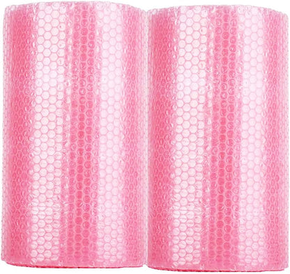 Bubble Cushioning Wrap Rolls 2-Pack,Easy to Tear Small Bubble Thicker & Durable for Packing Delivering & Moving Perforated every 12in 12 Inchx72 Feet Total (white),MR011902