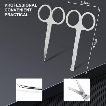 Manicure Set，30 in 1 Mens Set Professional，Nail Clipper for Men，Mens Nail Grooming Kit，Andrea Kit Women，Nail Care Women，with Luxury Leather Bag (Black)