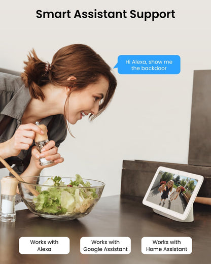 REOLINK Video Doorbell WiFi 2K Wired Doorbell Camera No Subscription
