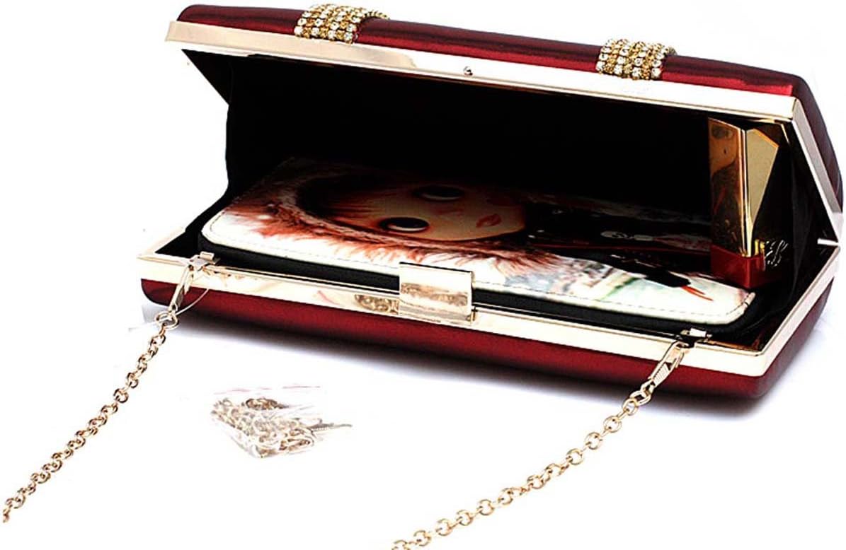Ankoee Ladies Envelope Clutch Bag Evening Bag Bridal Wedding Bag Handbag Prom Clutches Handbag