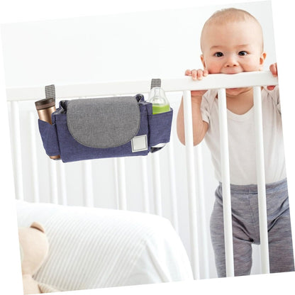 Yardwe 2pcs Diaper Pouch Stroller Hanging Organizer Storage Pouch for Supplies