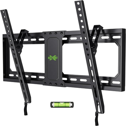 USX MOUNT Tilt TV Wall Mount for 37-82 Inch TVs up to 132 Lbs, Low Profile TV Mount, Flat Wall Mount TV Bracket, Fit 16", 18", 24" Wood Studs, Max VESA 600x400mm, Quick Locked and Release, XTL090