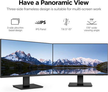 KOORUI 34-inch Ultrawide Curved WQHD 3440×1440 Gaming Monitor, 165Hz 144Hz Curved 1000R- PIP/PBP, 1ms(MPRT) with DisplayHDR 400, DCI-P3 90% Color Gamut, AdaptiveSync, HDMI/DisplayPort, 34E6UC - PuriLite