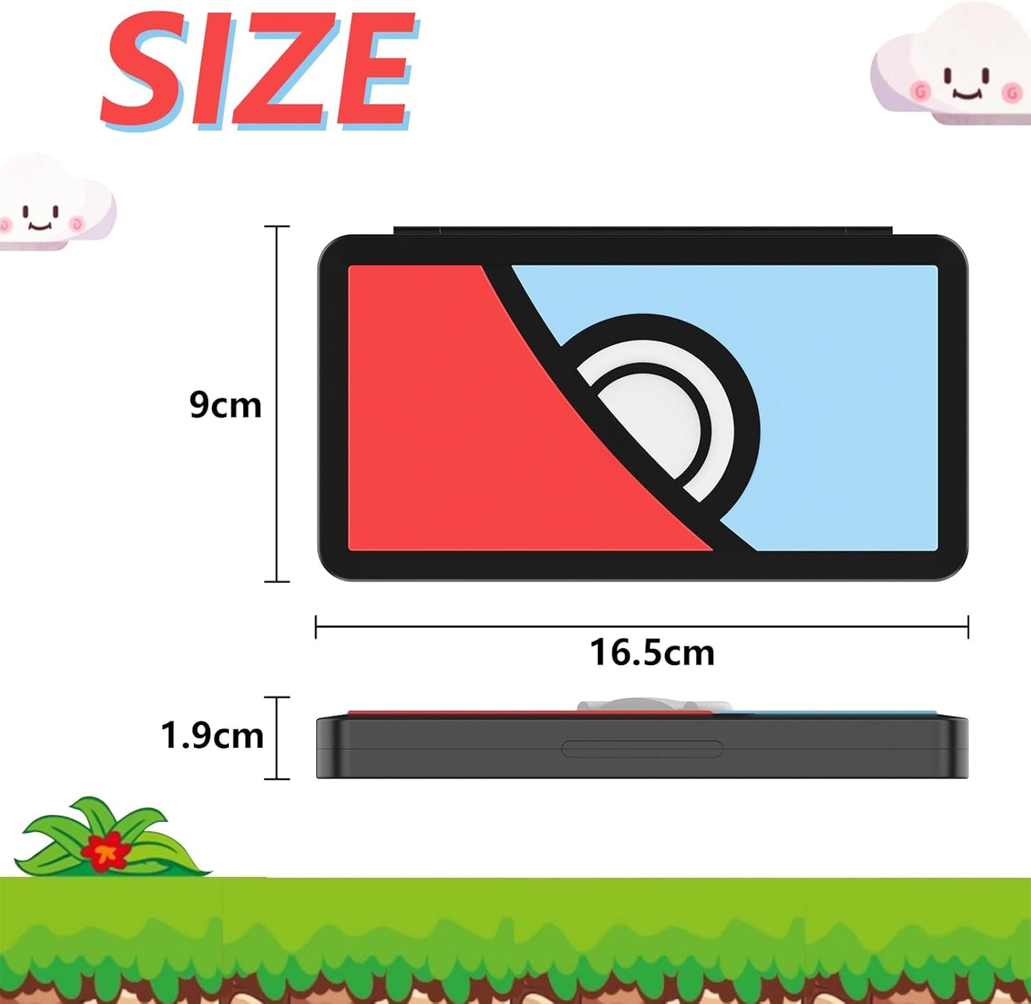 GeeRic 24 Slot Game Card Storage Case Compatible with Switch, Portable Game Card Storage Cartridge with Switch, Games Cartridges & Slot
