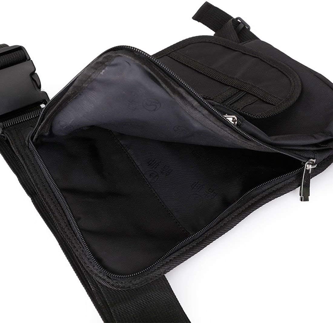Motorcycle Drop Leg Bag Nylon Waist Pack for Men Women Travel Hiking Tactical Cycling Bike Ride Riding Crossbody Shoulder Fanny Pouch