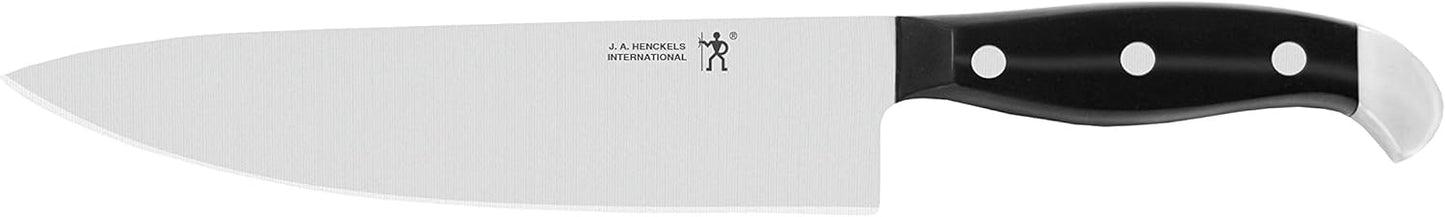 HENCKELS Aviara Premium Knife Block Set - 17 PC Professional Cutlery Knife Set, High Carbon Stainless Steel, Triple Rivet Handle, Chef Knife Set, Knife Set with Block for Kitchen, Black, 17 Piece