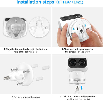 Adjustable Wall Mount for Eufy Indoor Cam S350 (1 Pack)