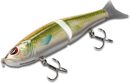 Bassdash SwimShad Glide Baits Jointed Swimbait Bass Pike Salmon Trout Muskie Fishing Lure