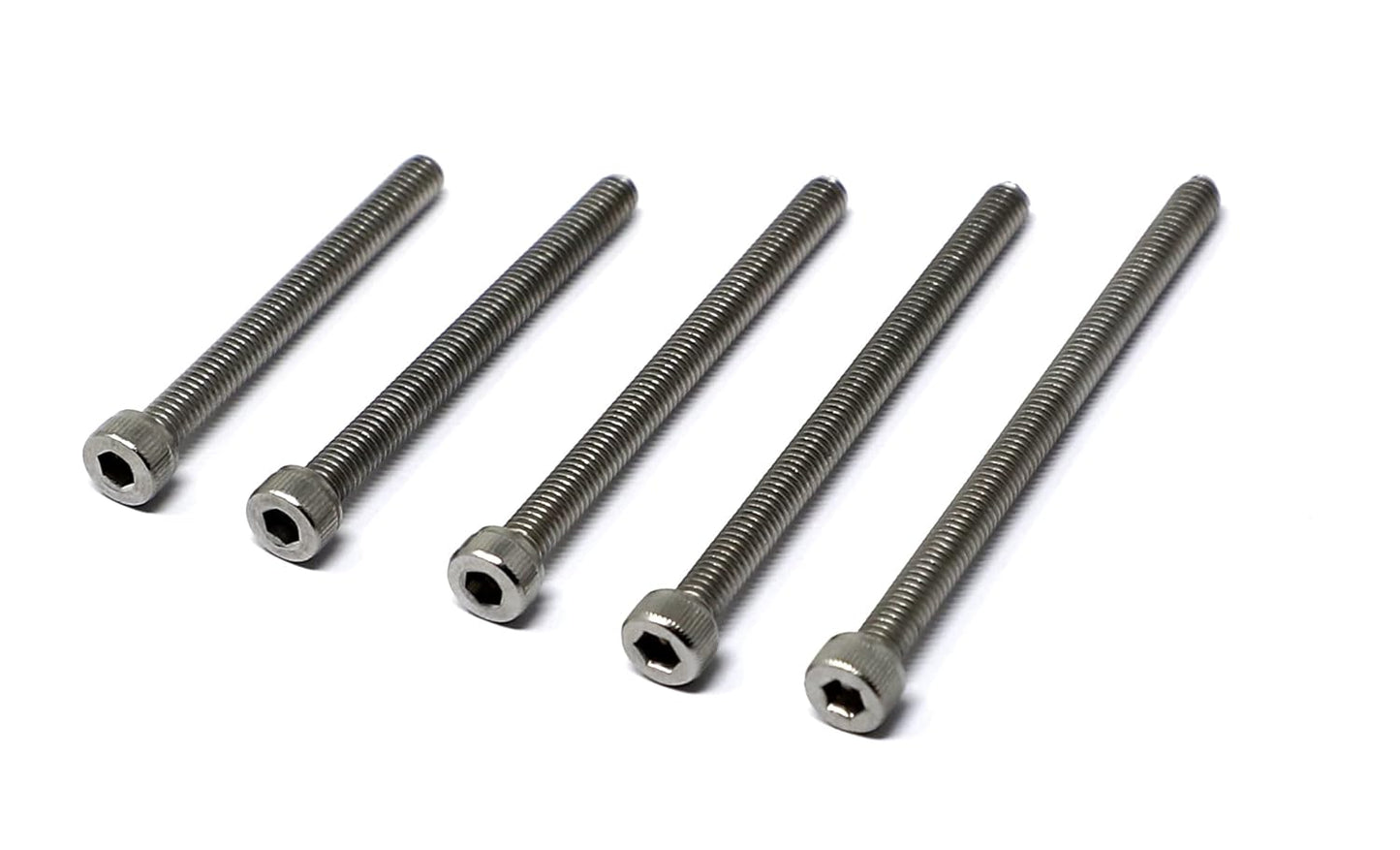 iexcell 25 Pcs M6 x 20mm Thread Pitch 1 mm Stainless Steel 304 Hex Socket Head Cap Screws Bolts Kit