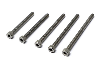 iexcell 25 Pcs M6 x 20mm Thread Pitch 1 mm Stainless Steel 304 Hex Socket Head Cap Screws Bolts Kit