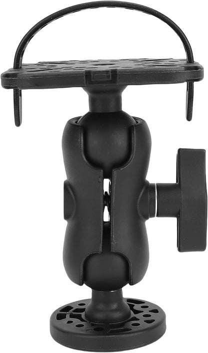 Keenso Fish Finder Mount, Universal 360 Degree Rotating Ball Bracket with ABS Material for Marine Boat Kayak Pontoon Canoe