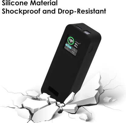 Power Bank Silicone Case, Compatible with Anker 27650mAh 250W Power Bank, Fully Protective, with Precise Interface Openings, Shockproof and Portable (Black)