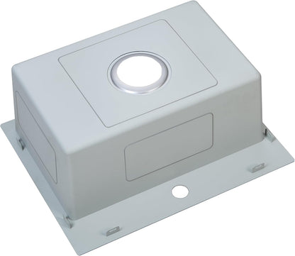 Yutong 16" x 20" Top-Mount/Drop in SS304 Stainless Steel Kitchen Black Sink Single Bowl Without Grid