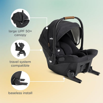 Joie Mint UAS Base-Free Infant Car Seat – Lightweight, Built-in Lower Anchor Connectors and Side-Impact Protection – No Base Installation Required, Travel-Friendly Design