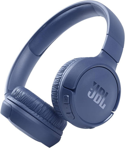 JBL Tune 520BT - Wireless On-Ear Headphones, Up to 57H Battery Life and Speed Charge, Lightweight, Comfortable and Foldable Design, Hands-Free Calls with Voice Aware (Black)