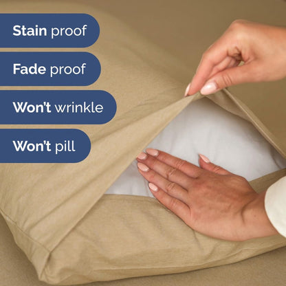 Extra Deep Queen Sheet Set - 6 Piece Breathable & Cooling Sheets - Hotel Luxury Bed Sheets Set - Easy & Secure Fit - Soft, Wrinkle Free & Comfy Sheets Set - White Sheet Set w/Extra Deep Pockets