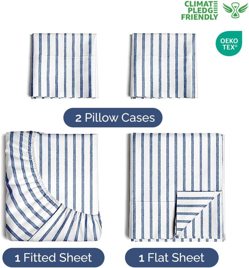 Extra Deep Queen Sheet Set - 6 Piece Breathable & Cooling Sheets - Hotel Luxury Bed Sheets Set - Easy & Secure Fit - Soft, Wrinkle Free & Comfy Sheets Set - White Sheet Set w/Extra Deep Pockets