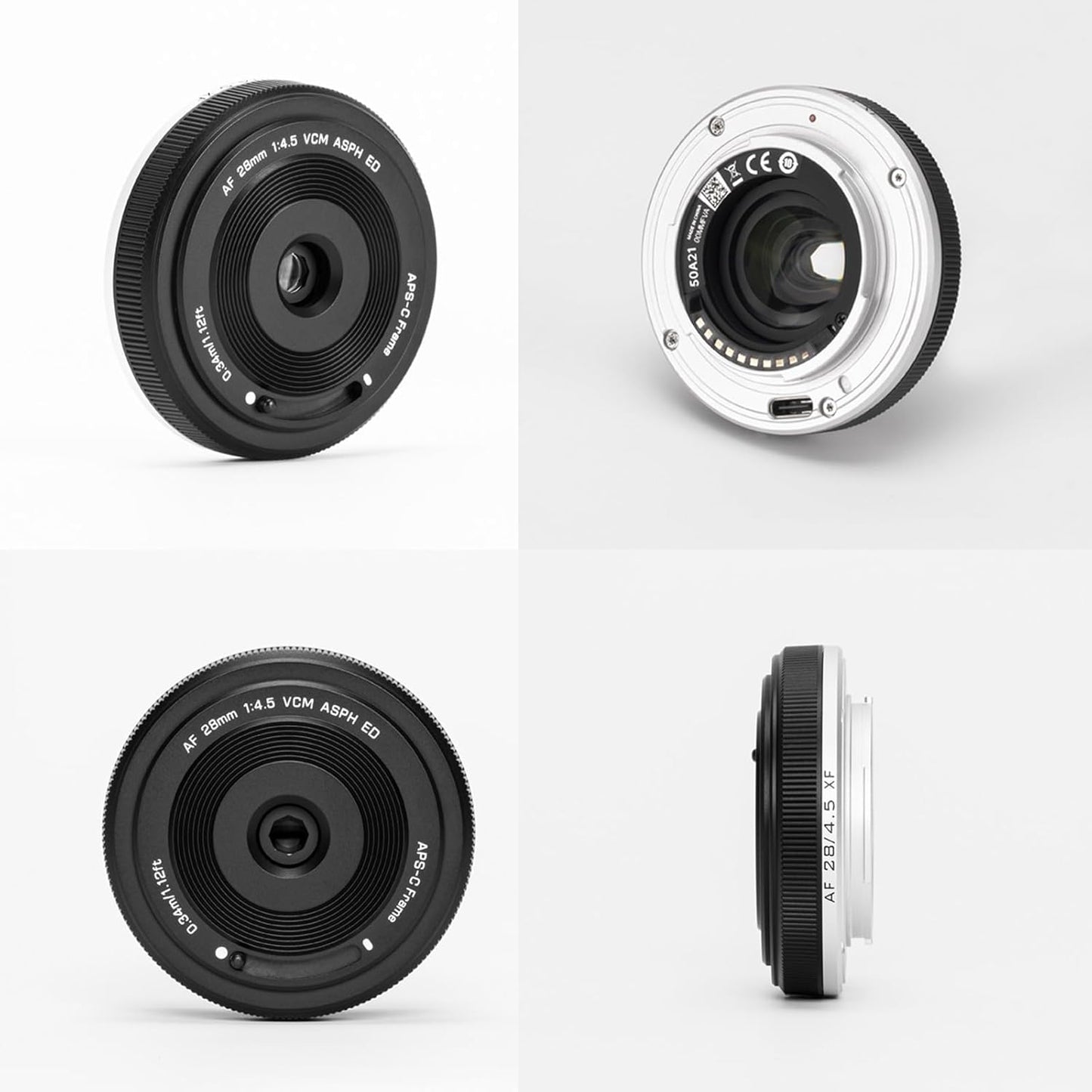 VILTROX 28mm F4.5 XF Pancake APS-C for Fuji XF, Auto Focus Wide Angle Prime Lens for Fujifilm Fuji X-Mount X-Pro2 X-Pro3 X-S10 X-T20 X-T30 XT30II X-T200 X-H2 X-H2S X-T5 X-S20 X-T50 X-M5 X-E2S