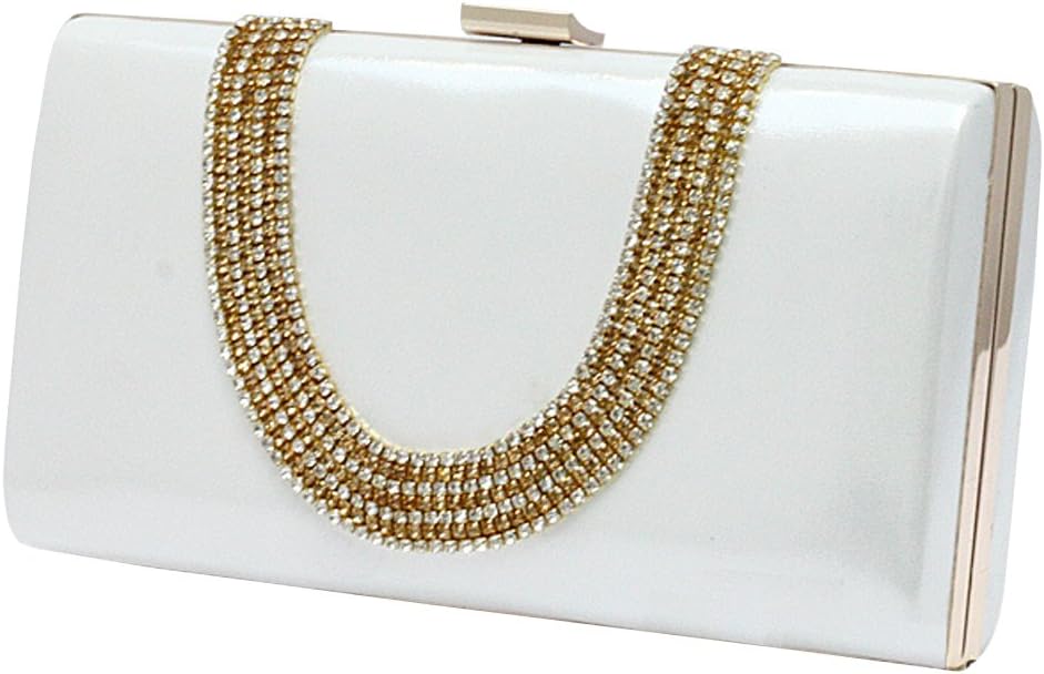Ankoee Ladies Envelope Clutch Bag Evening Bag Bridal Wedding Bag Handbag Prom Clutches Handbag