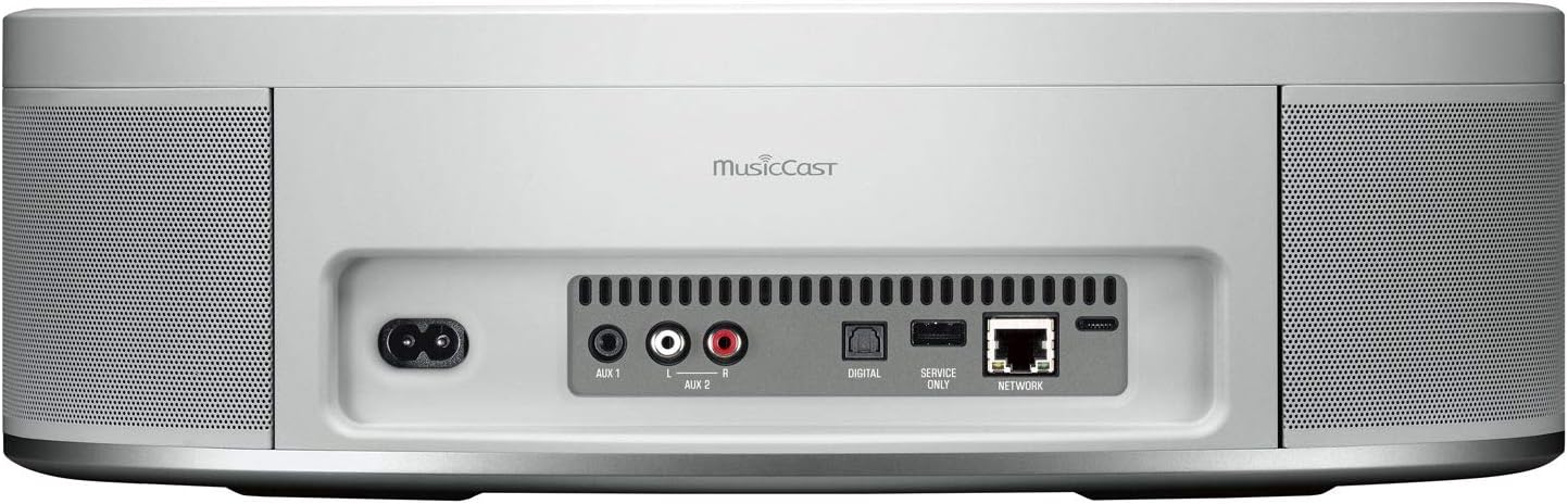 YAMAHA MusicCast 50 Wireless Speaker for Streaming Music, Compatible with Alexa (White)