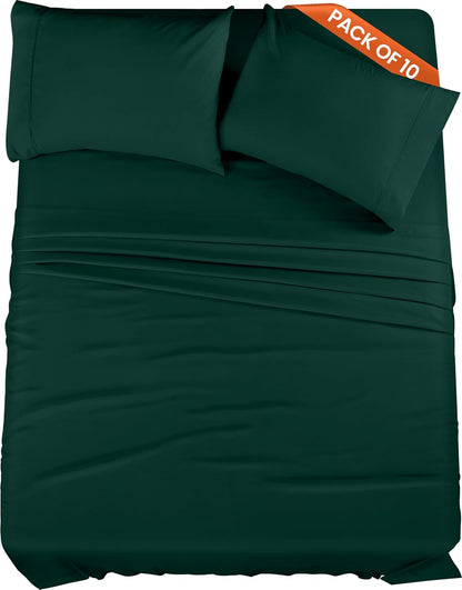 Utopia Bedding Queen Bed Sheet Set - 4 Piece Bedding - Soft Brushed Microfiber Fabric - Shrinkage & Fade Resistant - Easy Care (White)