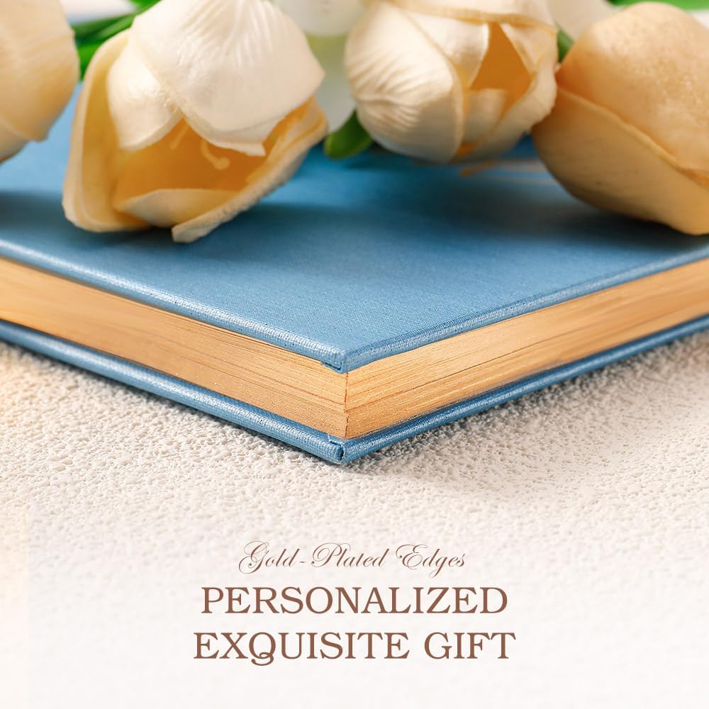 Wedding Guest Book,10 * 8in Guest Book for Wedding Receptions, Baby Shower, Funeral, Birthdays, and Celebration Events, 100Pages Polaroid Guest Book Wedding Decorations 2 Stickers and a Pen