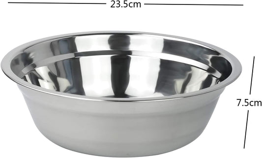 Callyne Stainless Steel Mixing Bowls, Set of 4 Metal Prep Bowls - PuriLite