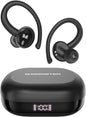 Monster N-Lite 216 Wireless Earbuds 48hrs Bluetooth 6.0 Headphone, Bluetooth Earbuds Stereo Deep Bass Over Ear Bud with Earhooks,ENC Noise Cancelling Mic, IPX6 Waterproof Earphone for Workout/Running