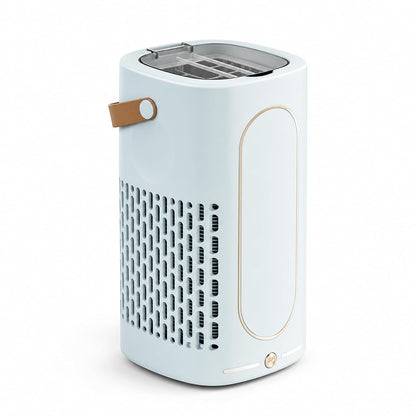 Portable Mini Ice Maker Machine, Compact Ice Making Appliance for Home Kitchens, Offices, Travel and Small Spaces, Convenient Ice Maker for Cold Drinks, Refreshments and Daily Use Blue