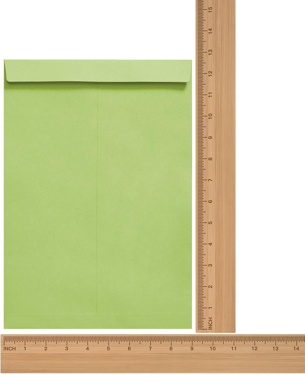 Tanshuqin 9" x 12.75" Self-Seal Catalog Envelopes 32lb Kraft Envelopes for Invitation Cards, Organizing and Storage, Pictures, Photos, Documents (100 PCS)