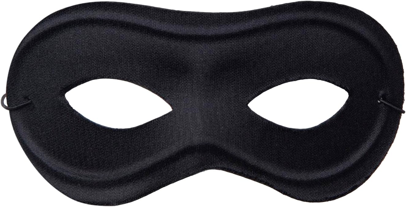 Yilistore Black Masquerade Mask,Halloween Costumes Accessories Half Mask for Adult Children Cosplay Dress Up